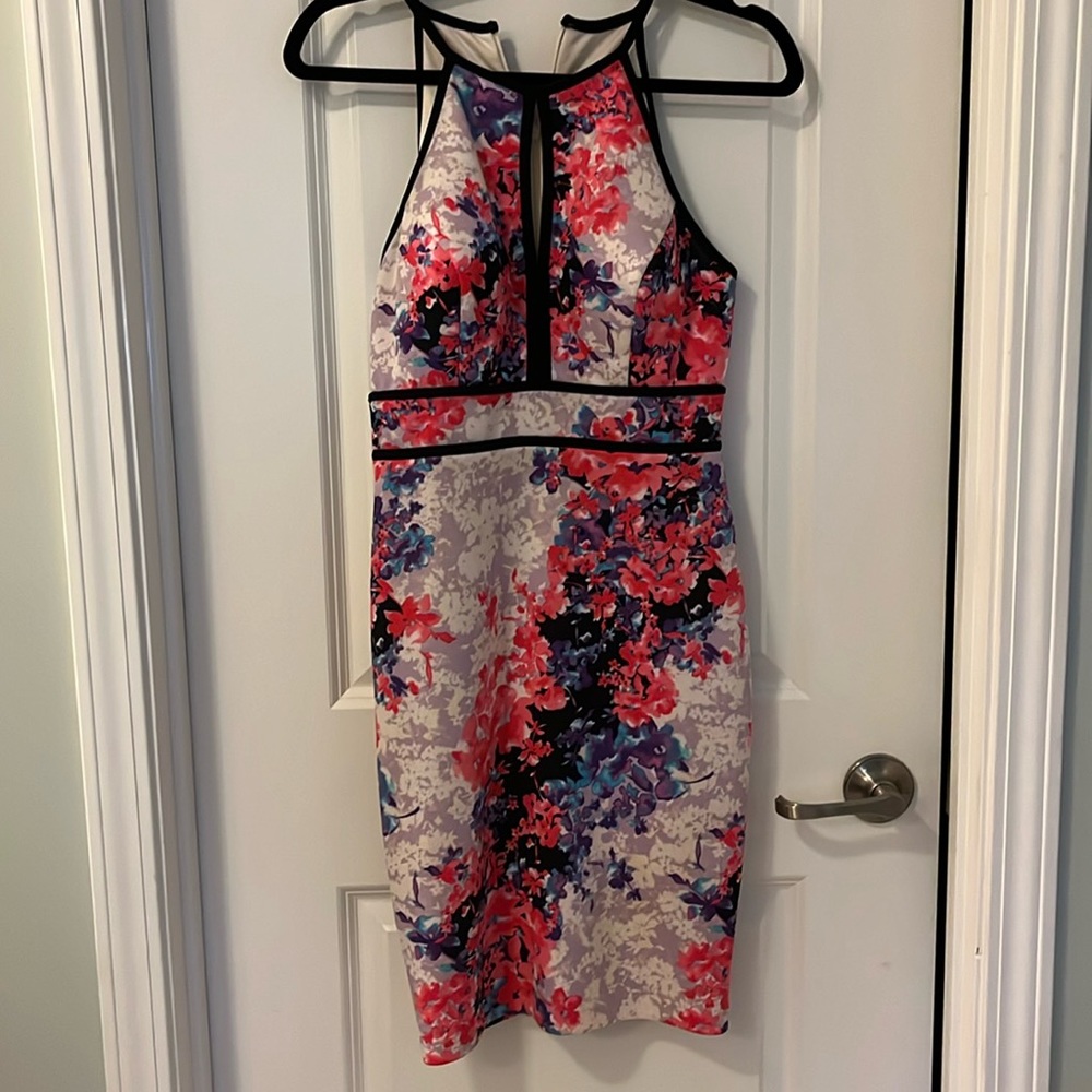 Floral cocktail dress
